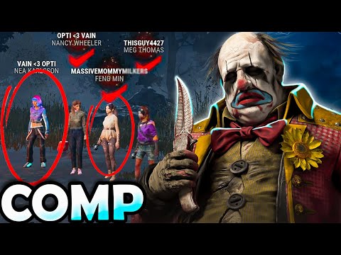 This COMPETITIVE Team Challenged My CLOWN! - Dead by Daylight