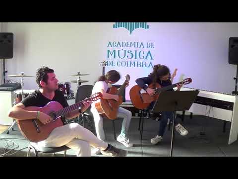 Maria Helena Cunha e Maria Leonor Cunha Guitarra Prof Diogo Gomes Onde foi o Avô Luisa Sobral JUN 2