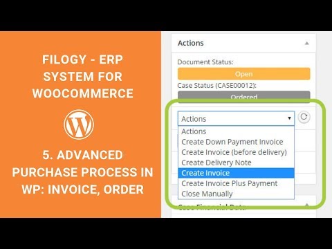 5. Filogy ERP advanced purchase process for WooCommerce