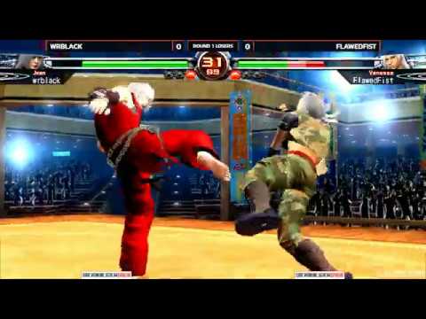 VF5FS Online Tourney #1 WRBLack (Jean) vs. FlawedFist (Vanessa) [4K/60fps]