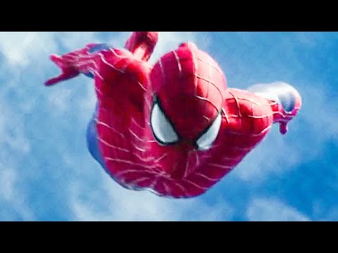 Spidey Free-Fall Swinging Opening Scene - THE AMAZING SPIDER-MAN 2 (2014) Movie Clip