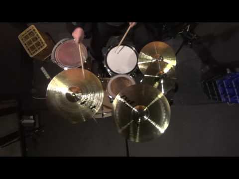 Paiste pst3 cymbal set 20" Ride 16" Crash 14" Hi-Hat 10" Splash. cymbals demo sound test review