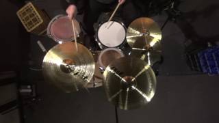 Video thumbnail for Paiste pst3 cymbal set 20" Ride 16" Crash 14" Hi-Hat 10" Splash. cymbals demo sound test review by SIC MIC
