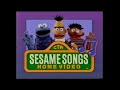 Sesame Street Sesame Songs Home Video Opening Incidental Music