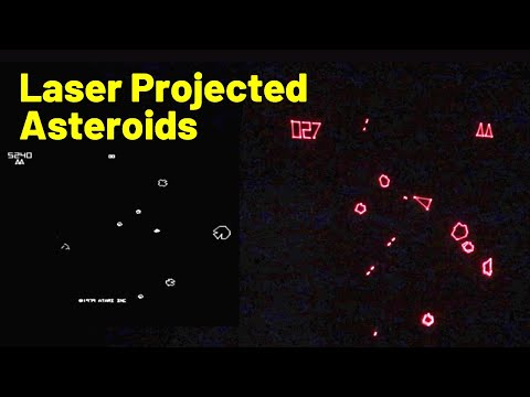 Laser Galvos and an ESP32 Recreate Old-School Asteroids