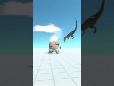 ARBS Shorts｜Blastoise vs Carcharodontosaurus