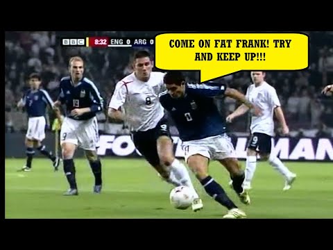 Juan Roman Riquelme - The Day Riquelme HUMILIATED Gerrard, Beckham, Rooney and Lampard !!!