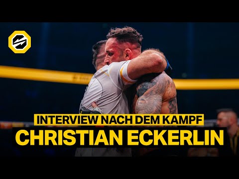 CHRISTIAN ECKERLIN | Interview nach dem Kampf | OKTAGON 78