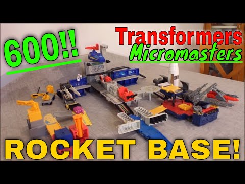 Transformers G1 Micromaster Rocket base w/ Countdown + Ultimate Base - GotBot True Review NUMBER 600