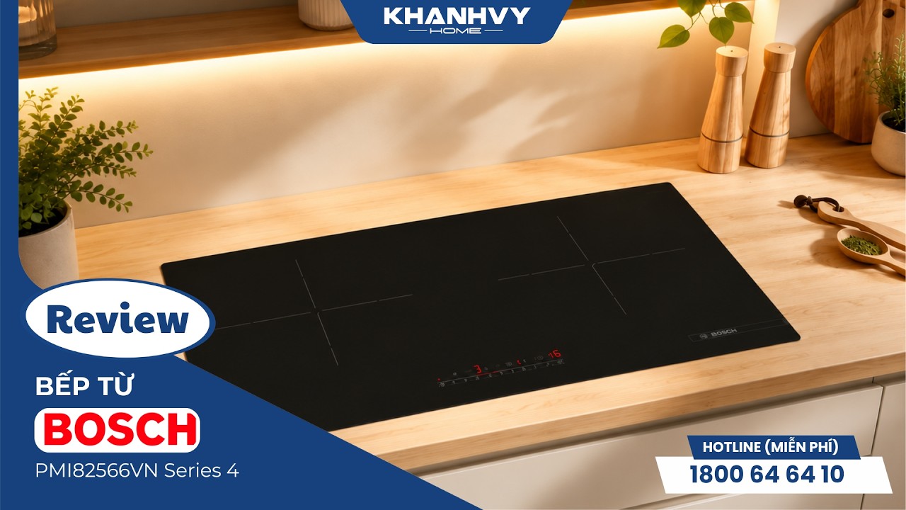 Bếp từ Bosch PMI82566VN Series 4