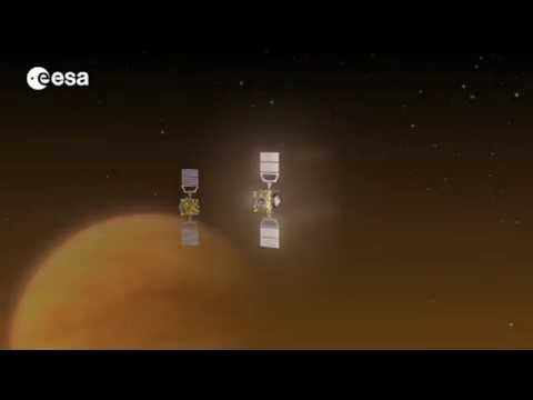 Venus Express aerobraking video