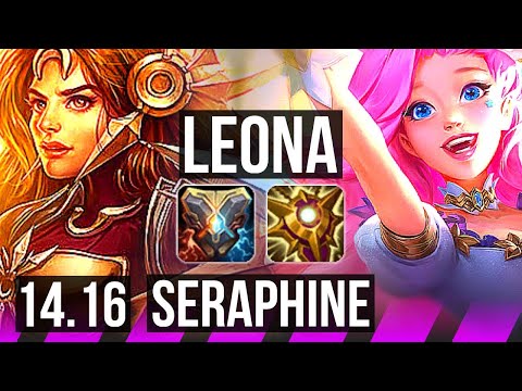 LEONA & Miss Fortune vs SERAPHINE & Ezreal (SUP) | 3/0/16 | NA Master | 14.16
