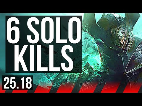 MORDEKAISER vs VOLIBEAR (TOP) | 6 solo kills | KR Master | 25.18