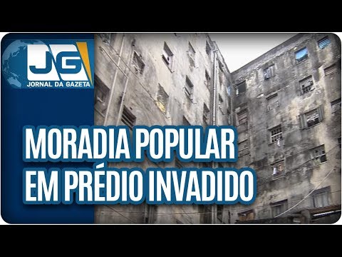Moradia popular em prédio invadido