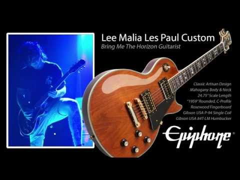 Epiphone Lee Malia Signature Les Paul Custom Artisan - Walnut - Mint / New Old Stock - Gibson Pickups image 10