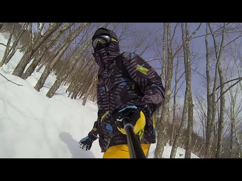 GoPro Line of the Winter: Nathan Coates - Japan 3.20.15 - Snow