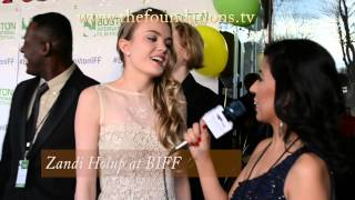 Zandi Holup at Boston International Film Festival RED CARPET video