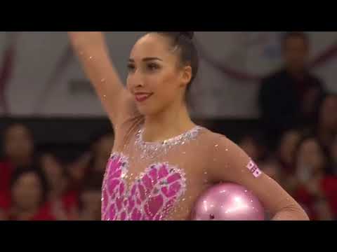 Salome Pazhava Ball Music and Performance 2015 World Championships All Around