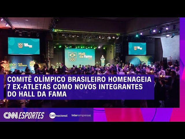 Comitê Olímpico Brasileiro homenageia 7 ex-atletas como integrantes do Hall da Fama | CNN NOVO DIA