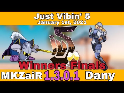 SSF2 JUST VIBIN' 5 TOP 8 WINNERS FINALS - AFM | MKZaiR (Meta Knight) vs. Dany (Sheik)