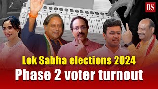 Lok Sabha elections 2024: Phase 2 voter turnout