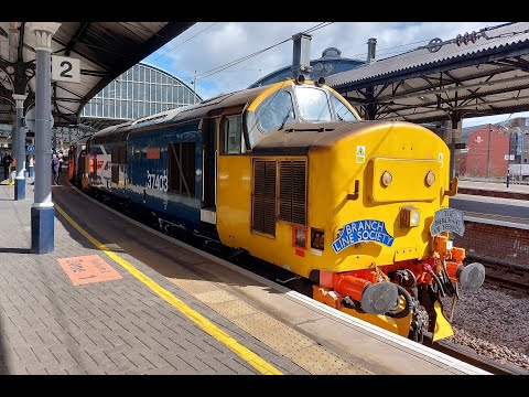 The Tyne Tees Tractors Rail Tour - (Day 1) - 37403 & 37516 - 8th April 2022