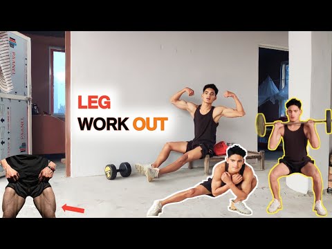 Leg workout At Home(leg exercise)🏋️‍♂️