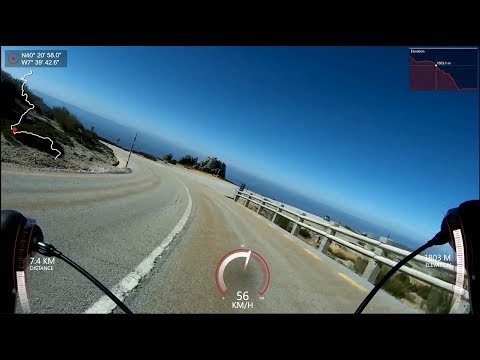 Road bike 20km descent (FULL VID) - Serra de Estrela (Portugal) - Torre to Aldeia da Serra (Seia)