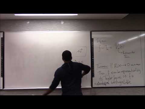 Math 1207-R03 Lecture 28 - Taylor's Inequality and what it tells us about power series