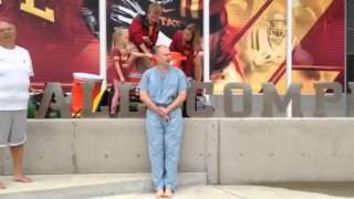 Dr. Bryan Warme takes the ALS Ice Bucket Challenge