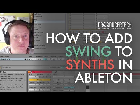 How to add swing to synths with Paul Maddox