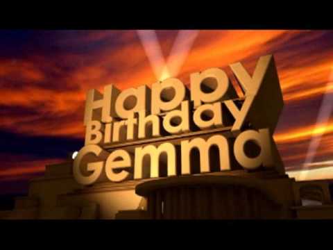 Happy Birthday Gemma