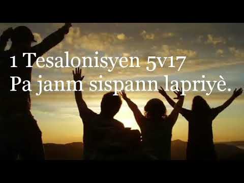 Anpil woch va woule le nou priye Bondye