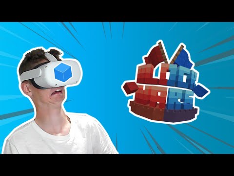 The Cubecraft BlockWars VR experience (Capture the Flag Gameplay!)
