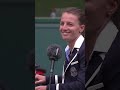 Incredible sportsmanship in a Wimbledon Final #Shorts