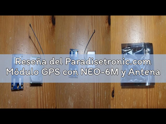 Vídeo relacionado con AYWHP 2 PCS GY-NEO6MV2 Módulo de Control de Vuelo GPS 3V-5V con Antena súper cerámica, Compatible con Arduino (módulo + Antena)