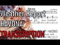 Weather Report - Havona (transcription)