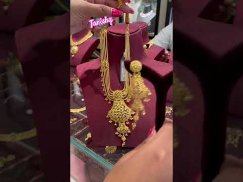 Tanishq latest gold necklace set #gold #necklaceset #necklace #goldset #goldjewellery #necklaces