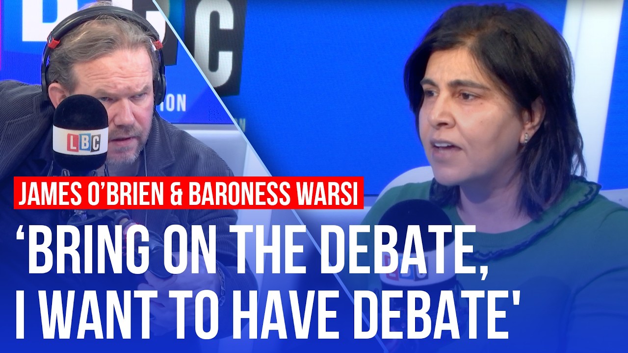 ‘It's the quickest way to dehumanise people’: Baroness Warsi on being Muslim in the UK | LBC