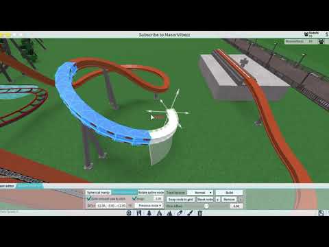 Building a Roller Coaster in Theme Park Tycoon 2 | ROBLOX