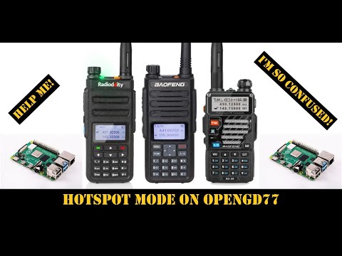 Setting up OpenGD77 Hotspot Mode