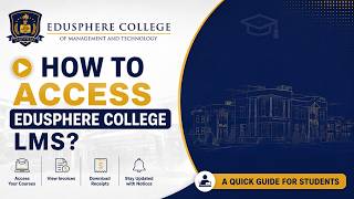 How to access Edusphere College LMS  | Tutorial