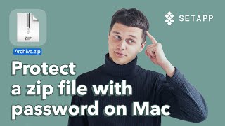 How to password protect a zip file on Mac