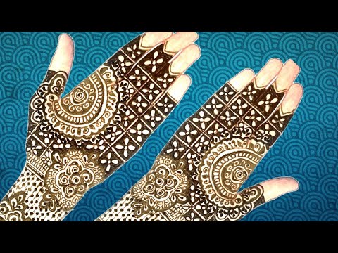 Very beautiful front hand mehndi design | Easy mehendi design | Indian mehndi design by afsana shah