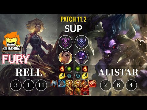 SN Fury Rell vs Alistar Sup - KR Patch 11.2