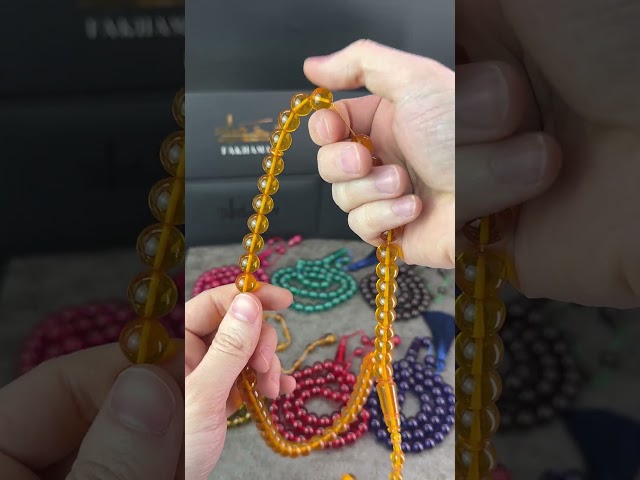 مسباح زعفراني أصفر شفاف