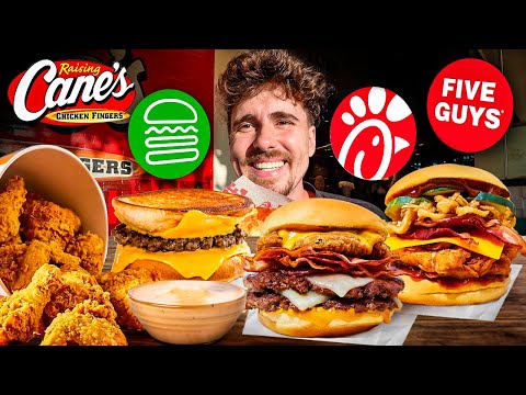 24 HOURS EATING ALL THE FAST FOOD CHAINS IN USA