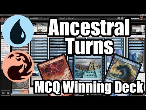 Blue Red Ancestral Turns (MCQ Winning Deck) - Modern League