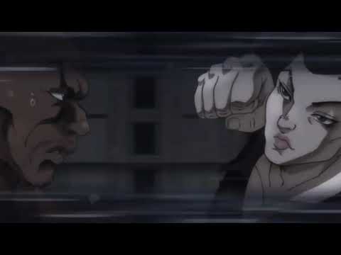 Mike Tyson Vs The triplets guard.. baki son of ogre episode 6