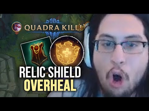 Imaqtpie - OVERHEAL + RELIC SHIELD IS INSANE... LET'S ABUSE IT!